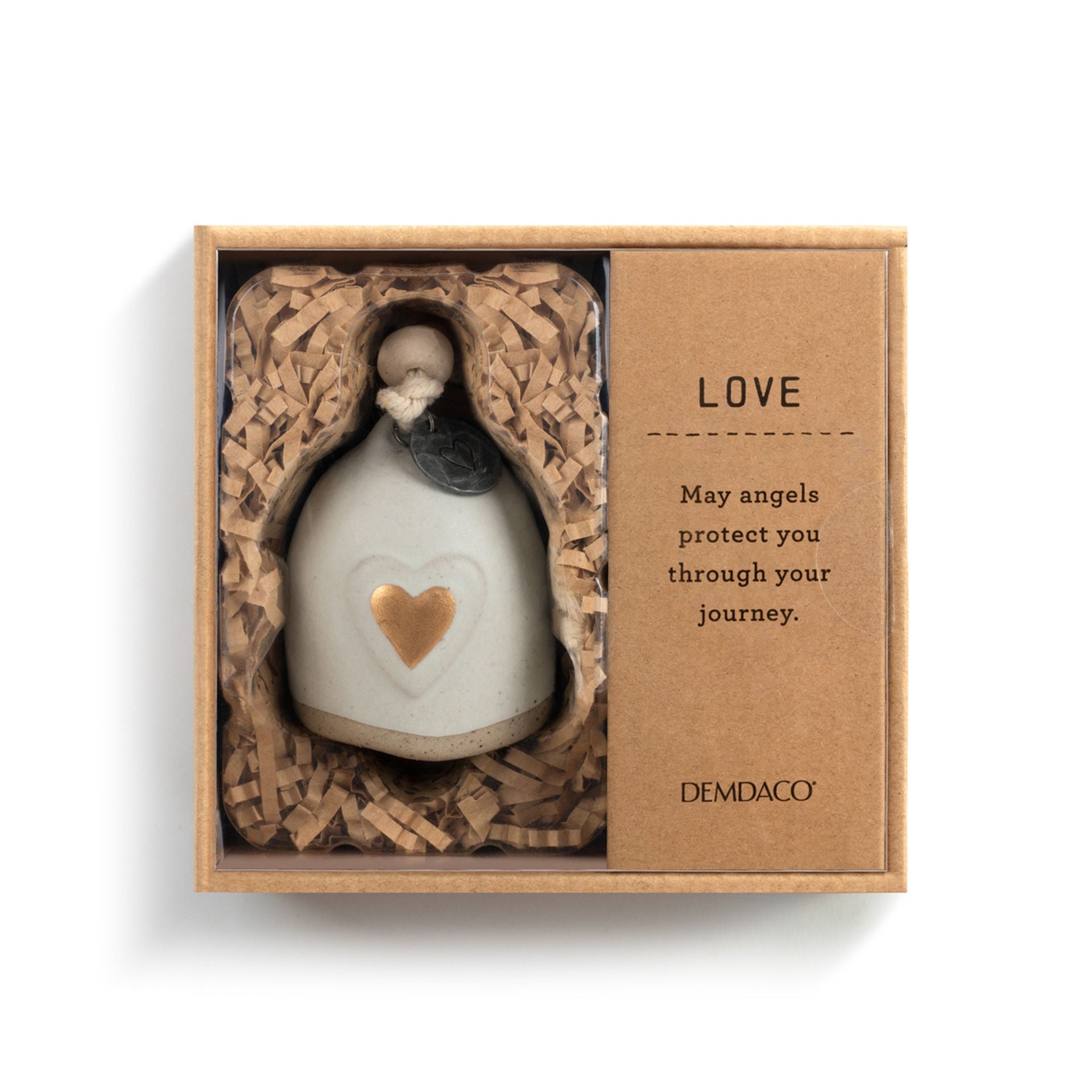 Demdaco Inspired Collection Mini Bell - Heart