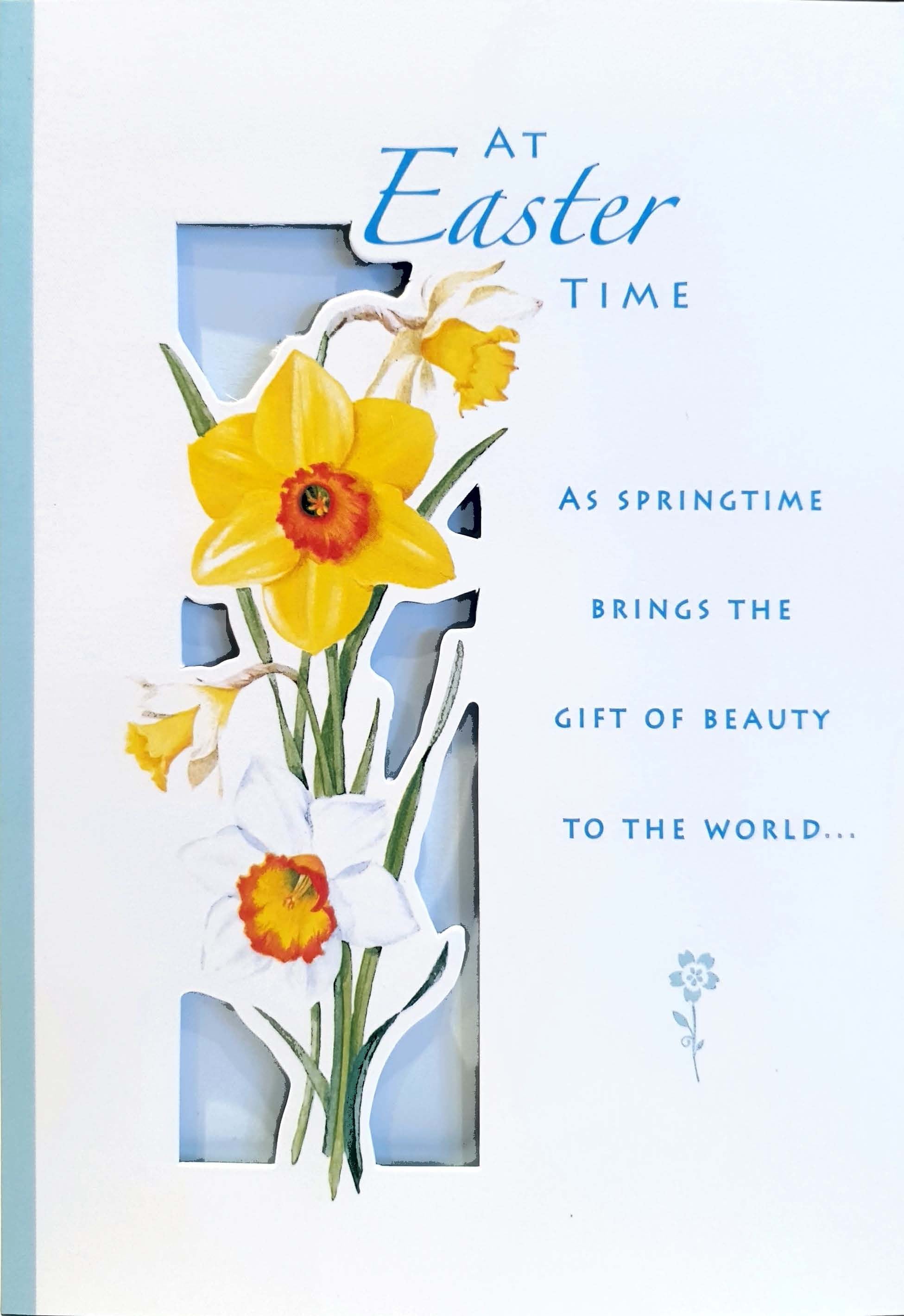 At Easter TIME Card