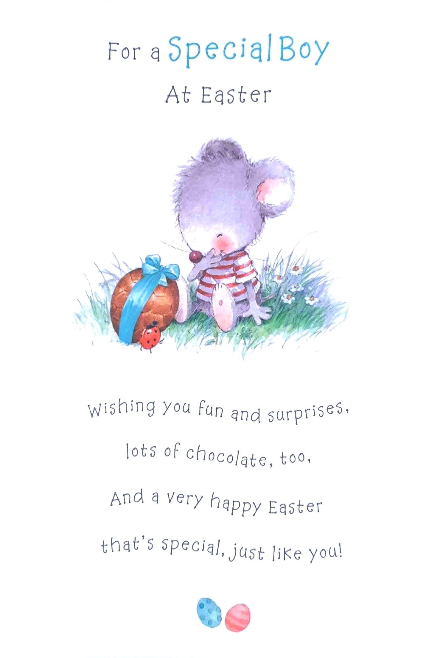 For a Special Boy At Easter Card
