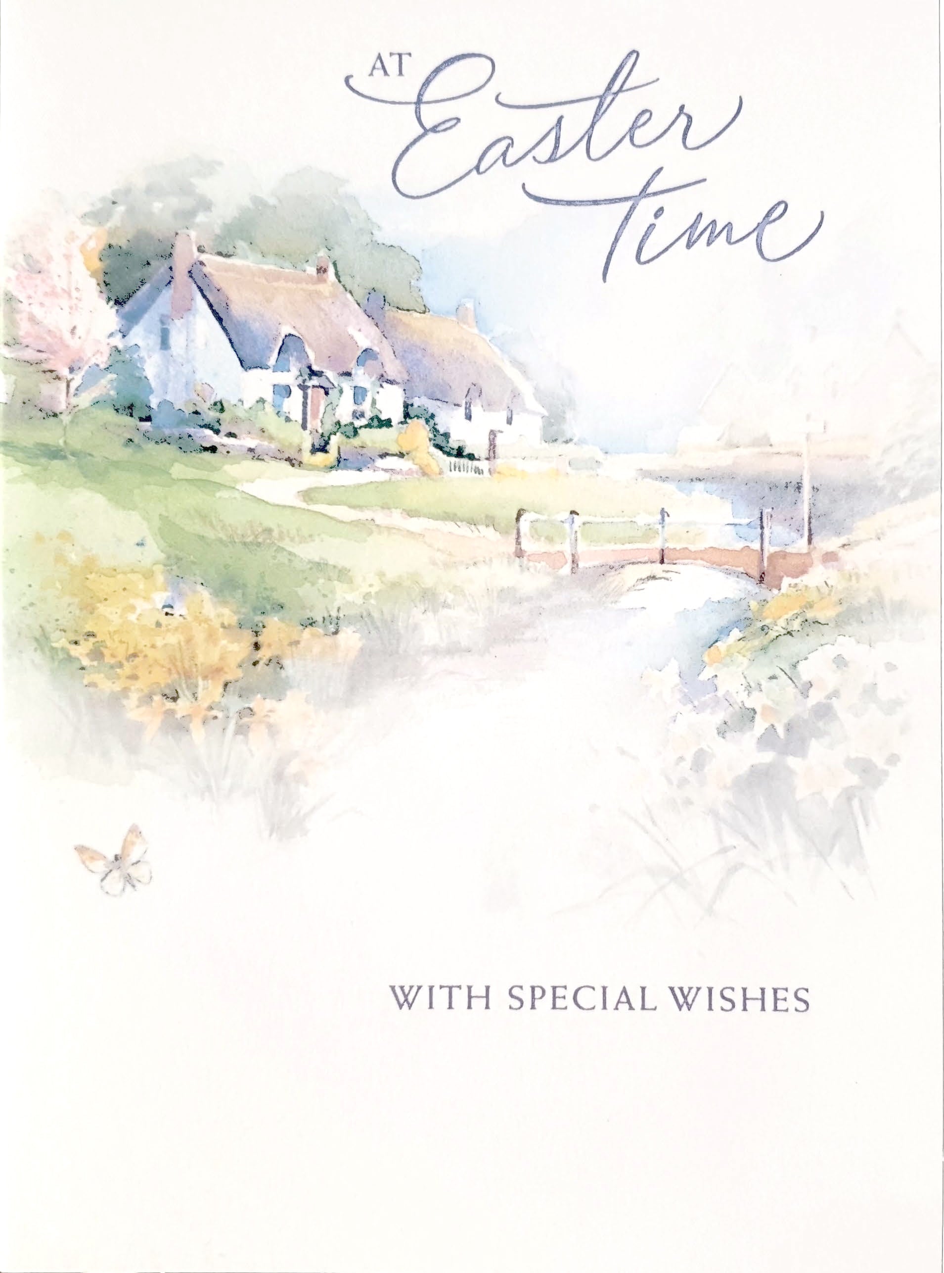 "At Easter Time" Easter Card