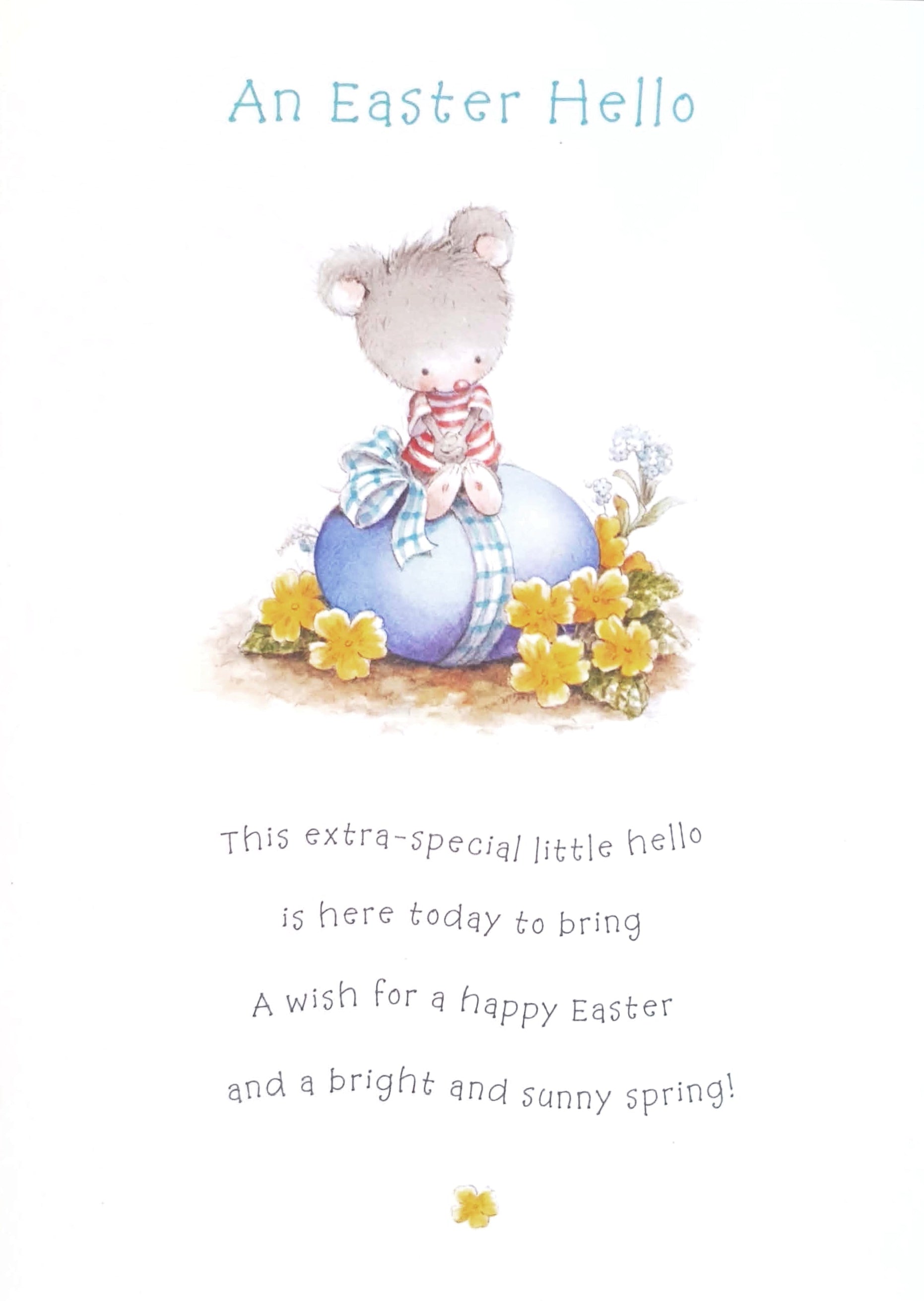An Easter Hello card