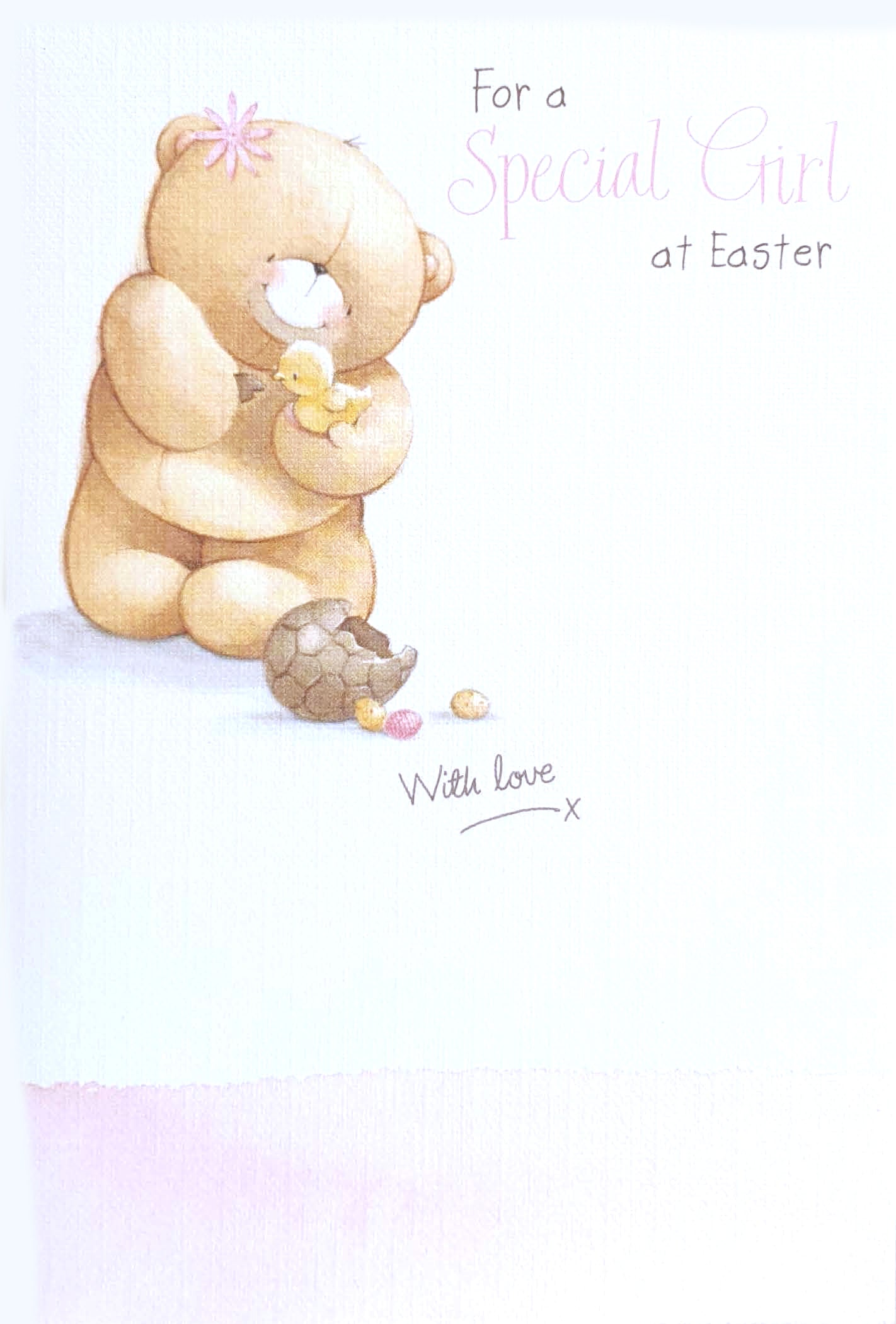 Special Girl at Easter Forever Friend Easter Card