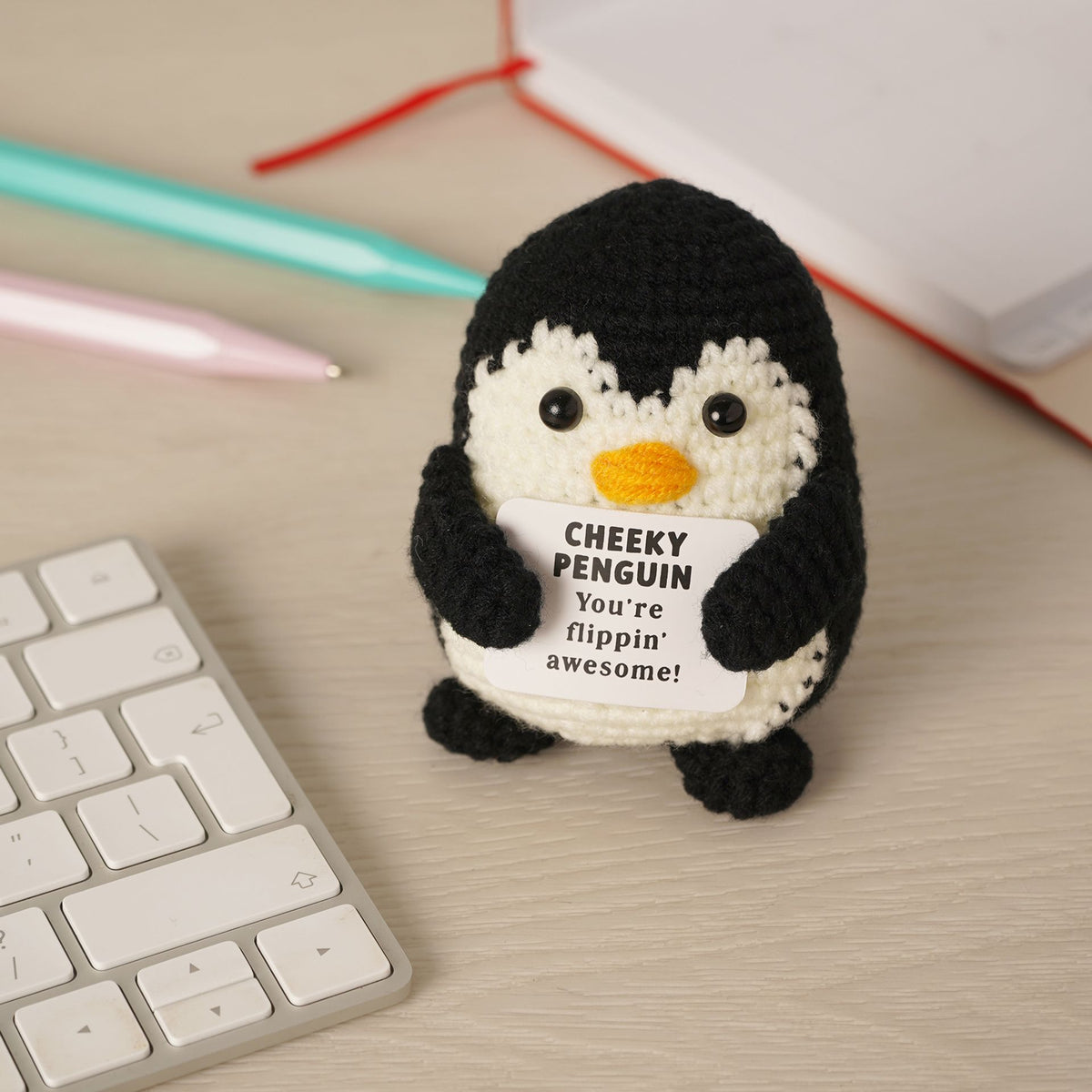 Apples To Pears Positivity Crochet Set - Penguin