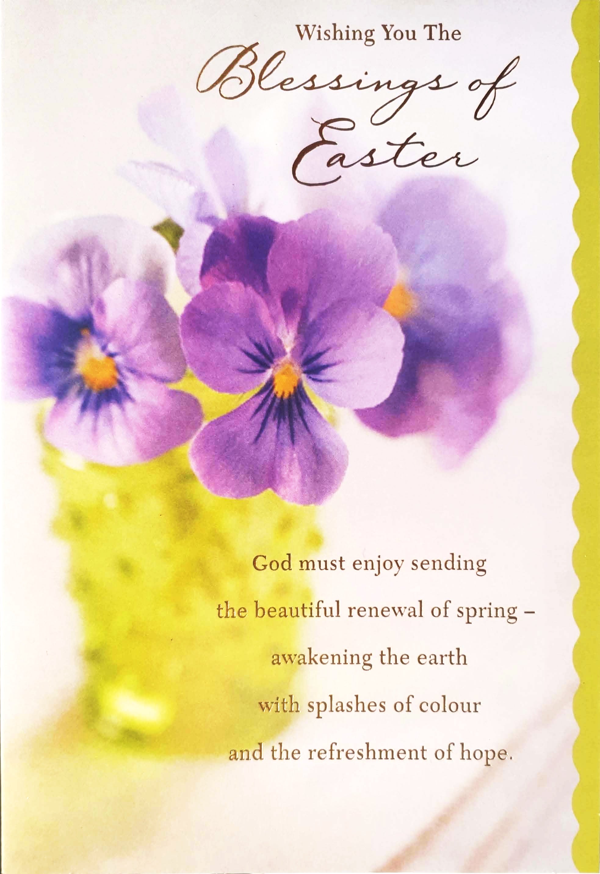 Wishing You The Blessing of Easter Card