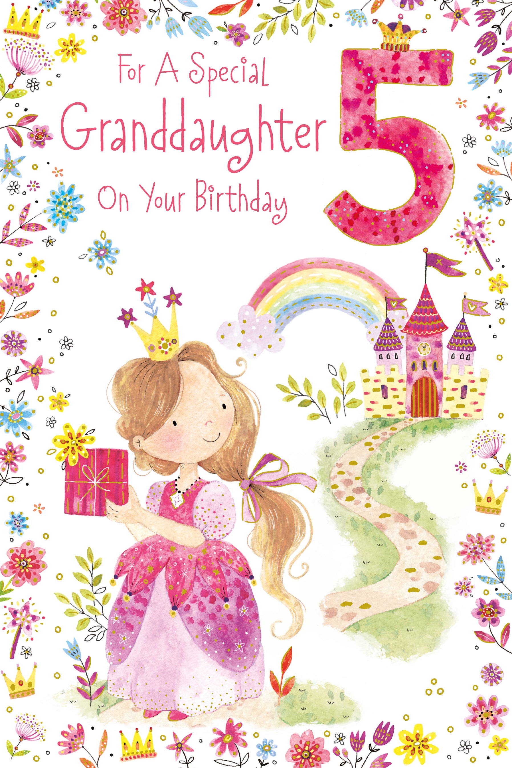 For A Special Granddaughter 5th On Your Birthday Card