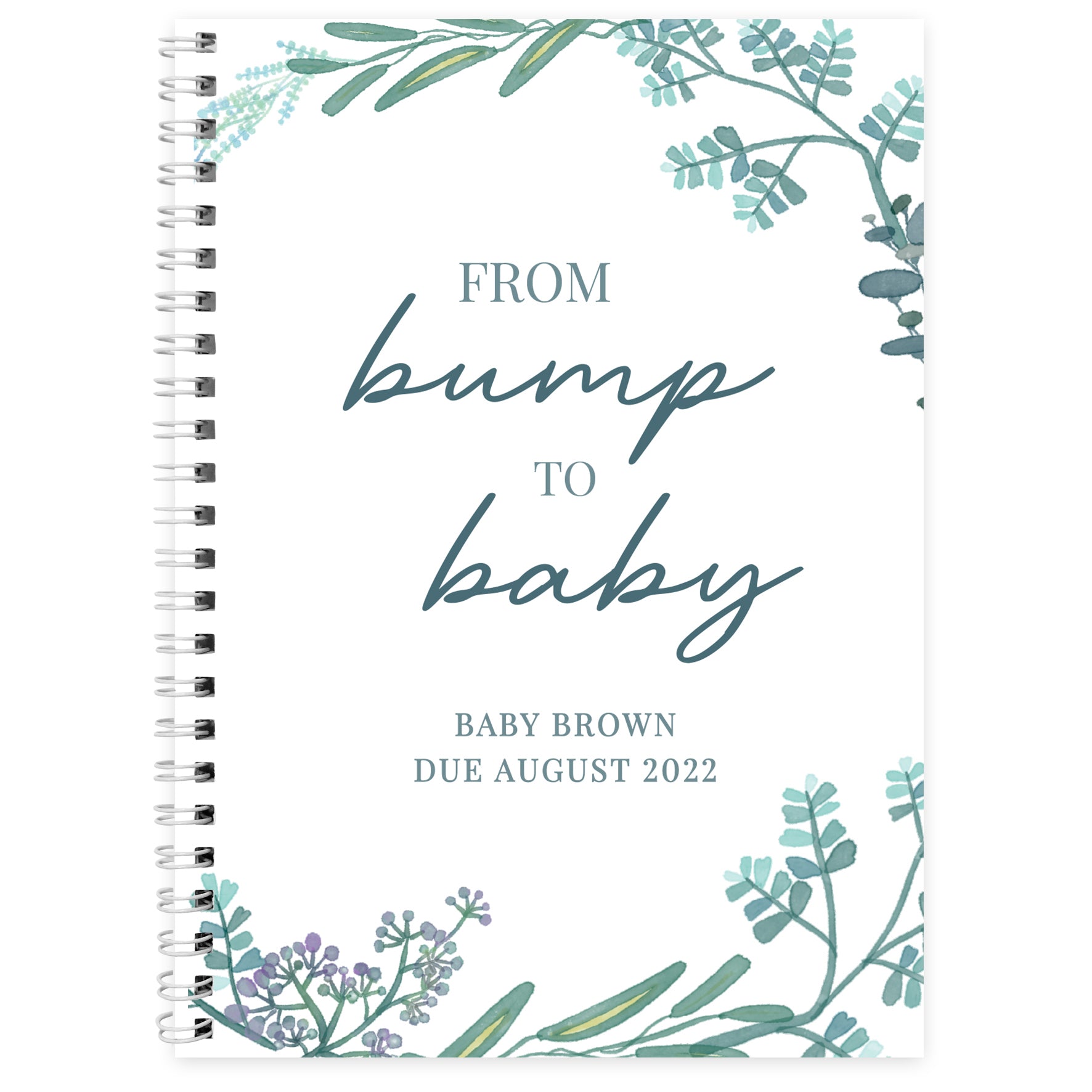Personalised Pregnancy A5 Journal