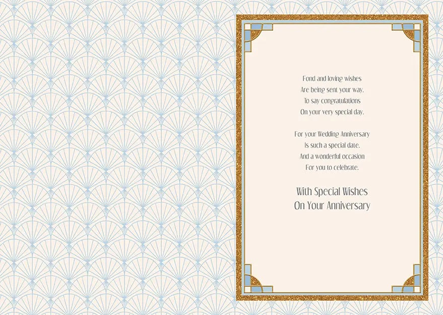 General Anniversary Card - To You Both Charleston Style