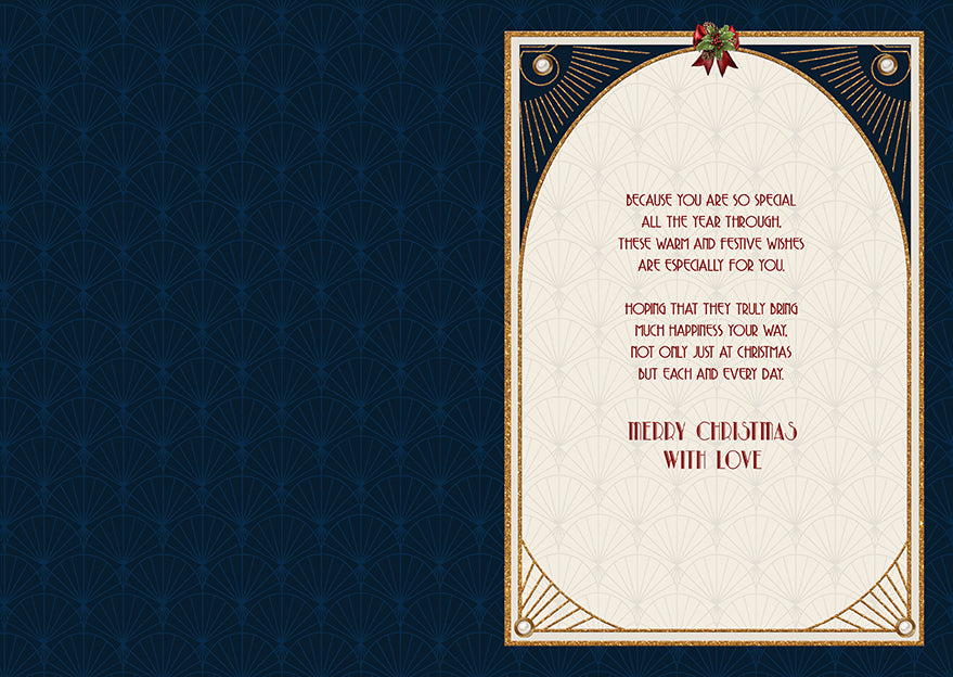 To A Lovely Friend Merry Christmas Card