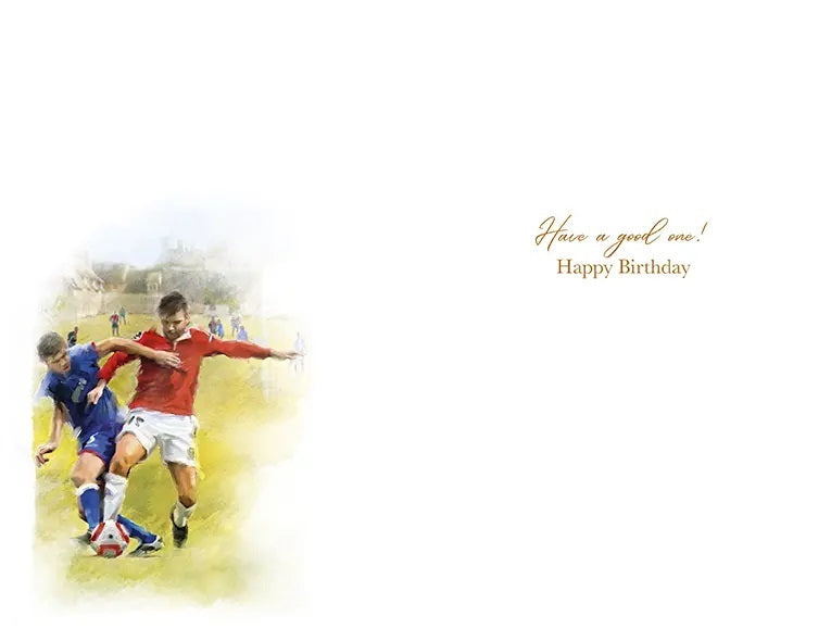 Birthday Card - A Football Match