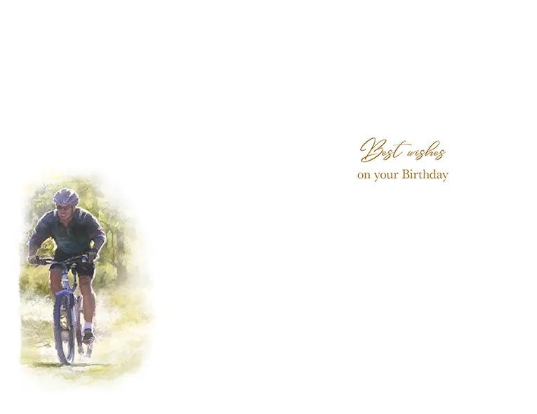 Birthday Card - A Tough Bike Ride