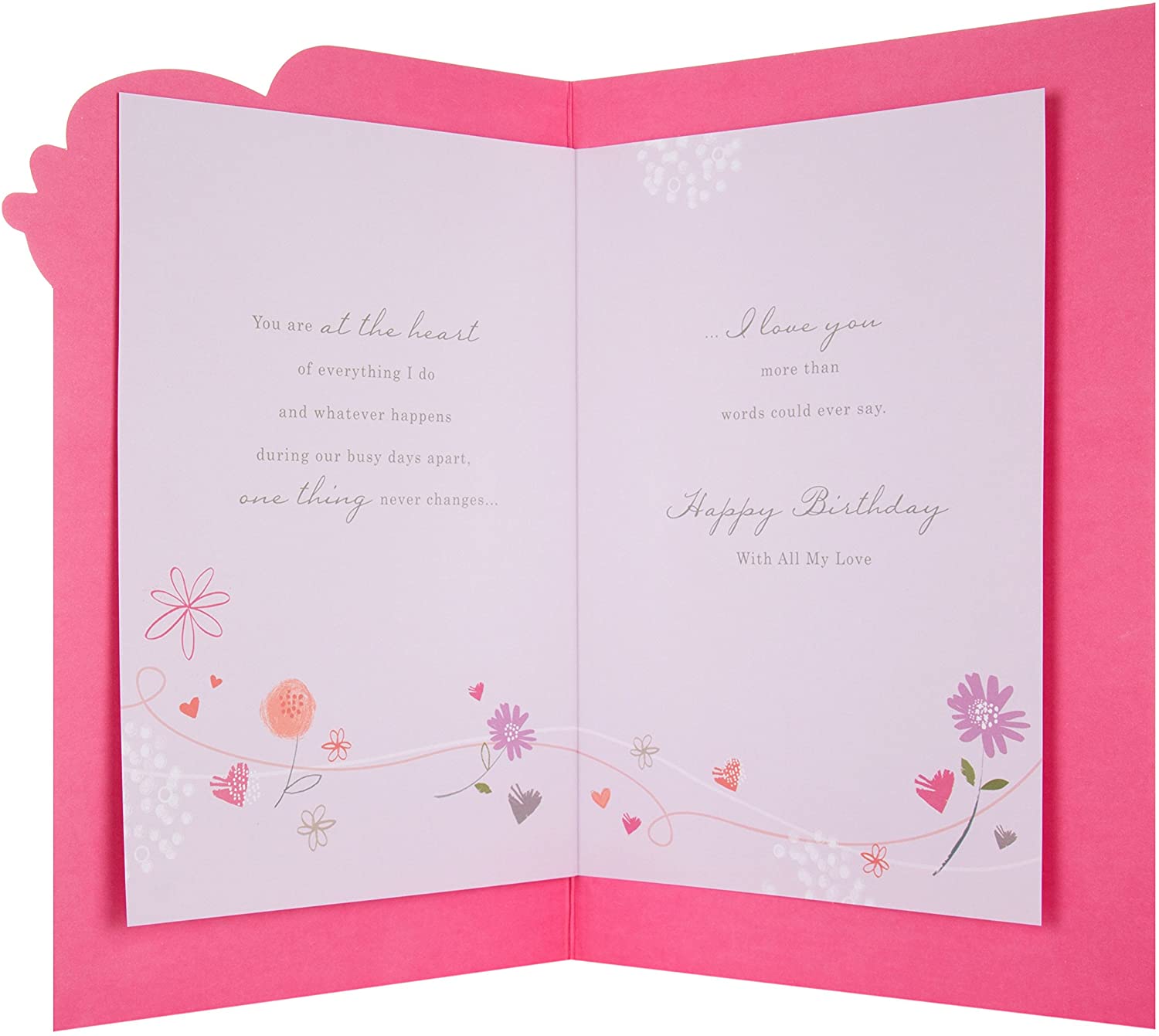 Wife Birthday Card - Love Blossoms: A Heartfelt Reminder of Our Precious Connection
