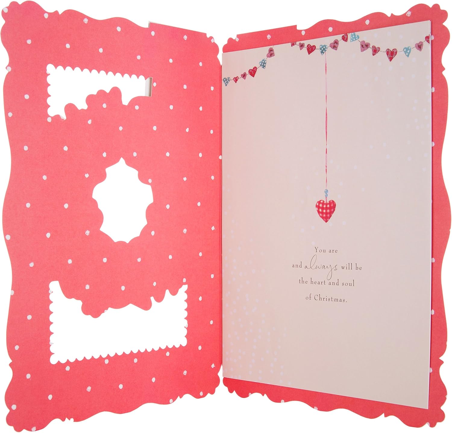 Hallmark Large Mum "with Love" Christmas Card