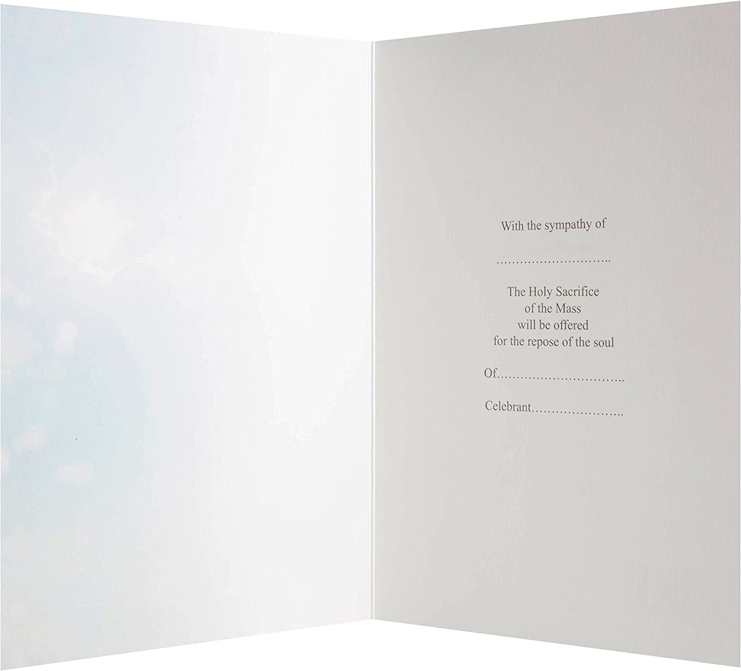 "Loving Memory" A Mass Offering Card