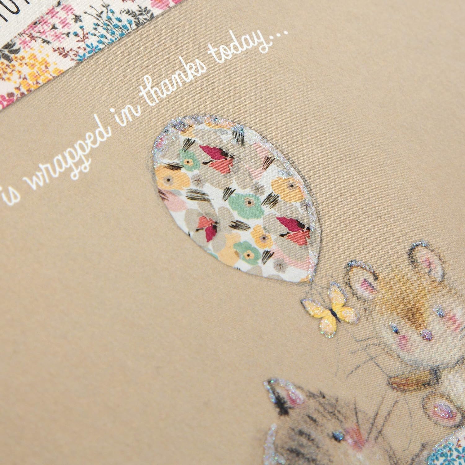 Hallmark Mother's Day Card 'Wrapped In Thanks' - Medium