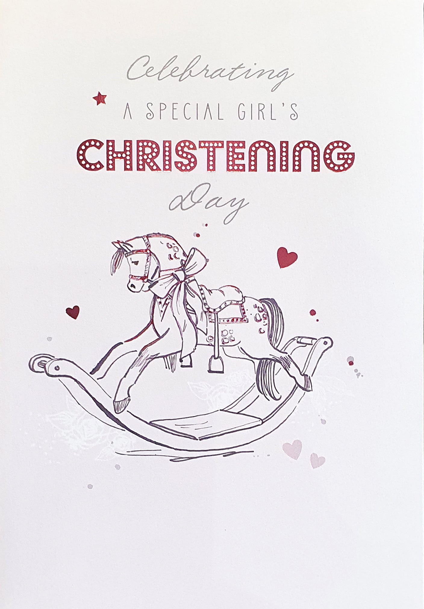 A Special Girl Christening Card
