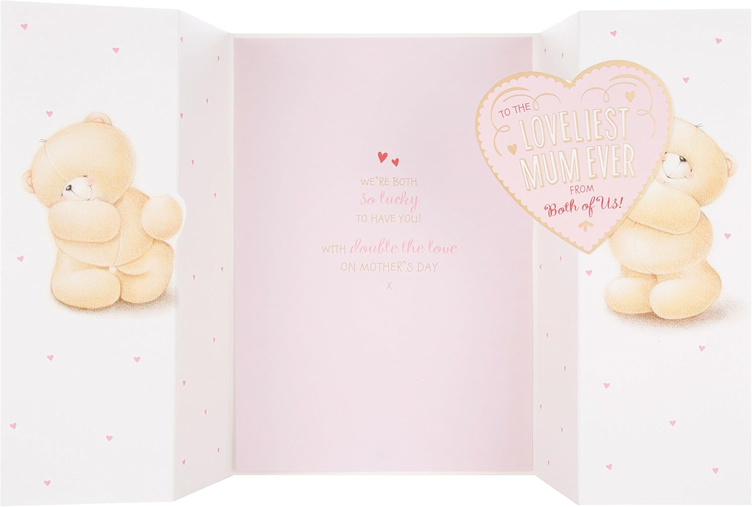 Hallmark Forever Friends Mother's Day Card "Loveliest Mum from Both" - Large
