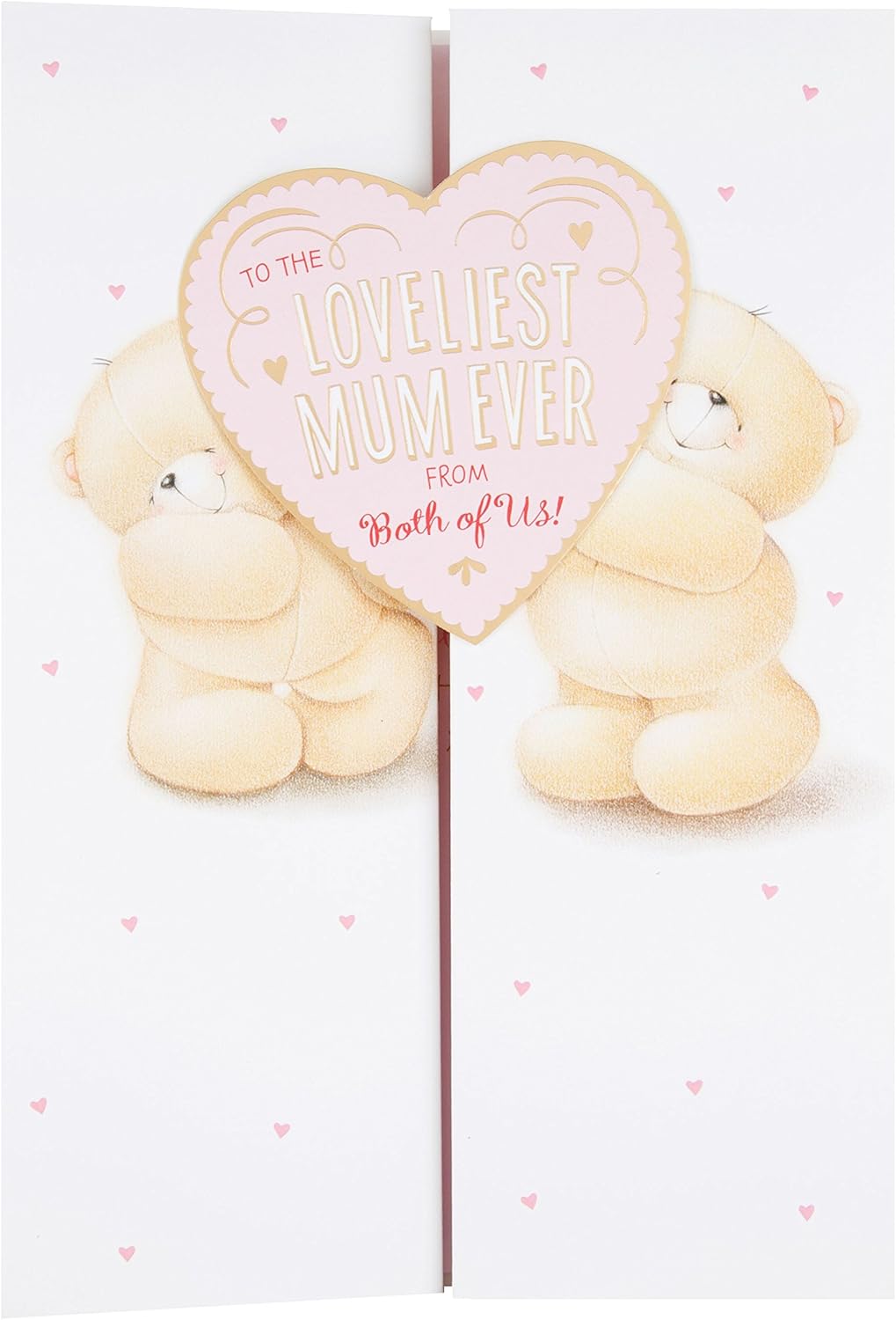 Hallmark Forever Friends Mother's Day Card "Loveliest Mum from Both" - Large