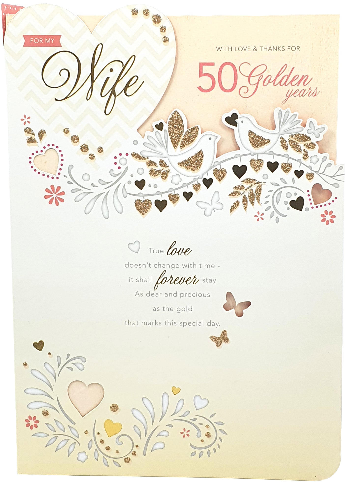 Wife 50th Anniversary Card
