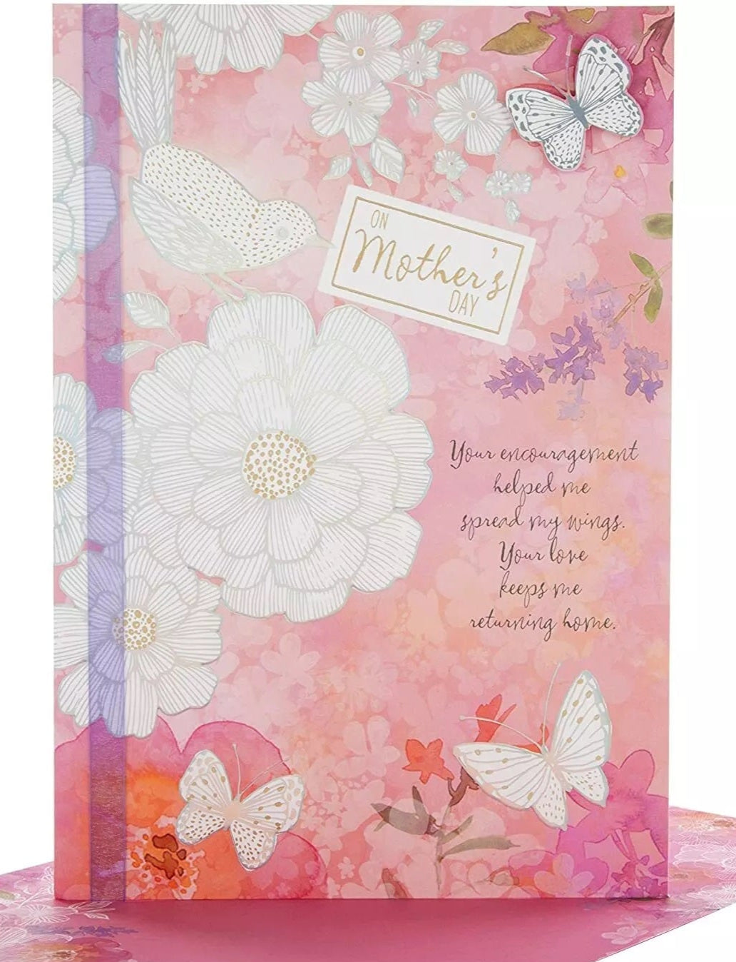 Large Luxury Mother's Day Card - Your Encouragement Helped Me - From Hallmark