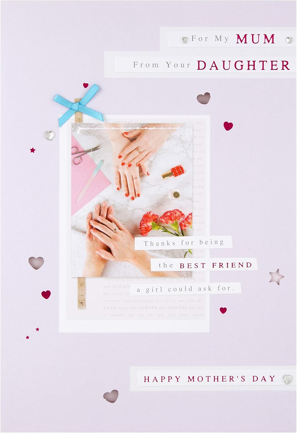 Hallmark Mum Mother's Day Card 'From Your Daughter' - Large