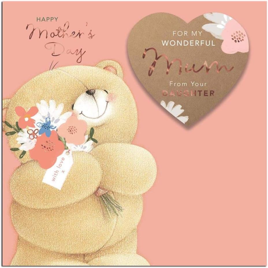 Mum From Daughter Mother's day Card Detachable Keepsake Hallmark