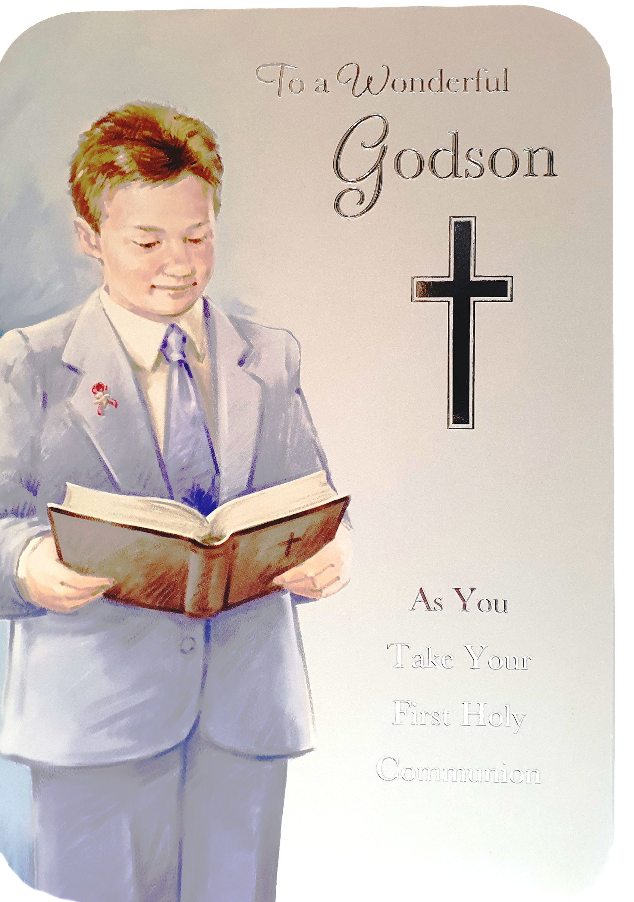 Godson First Holy Communion Card