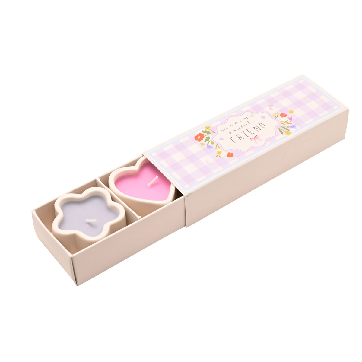Love Life Set Of 3 Mini Candles - Wonderful Friend