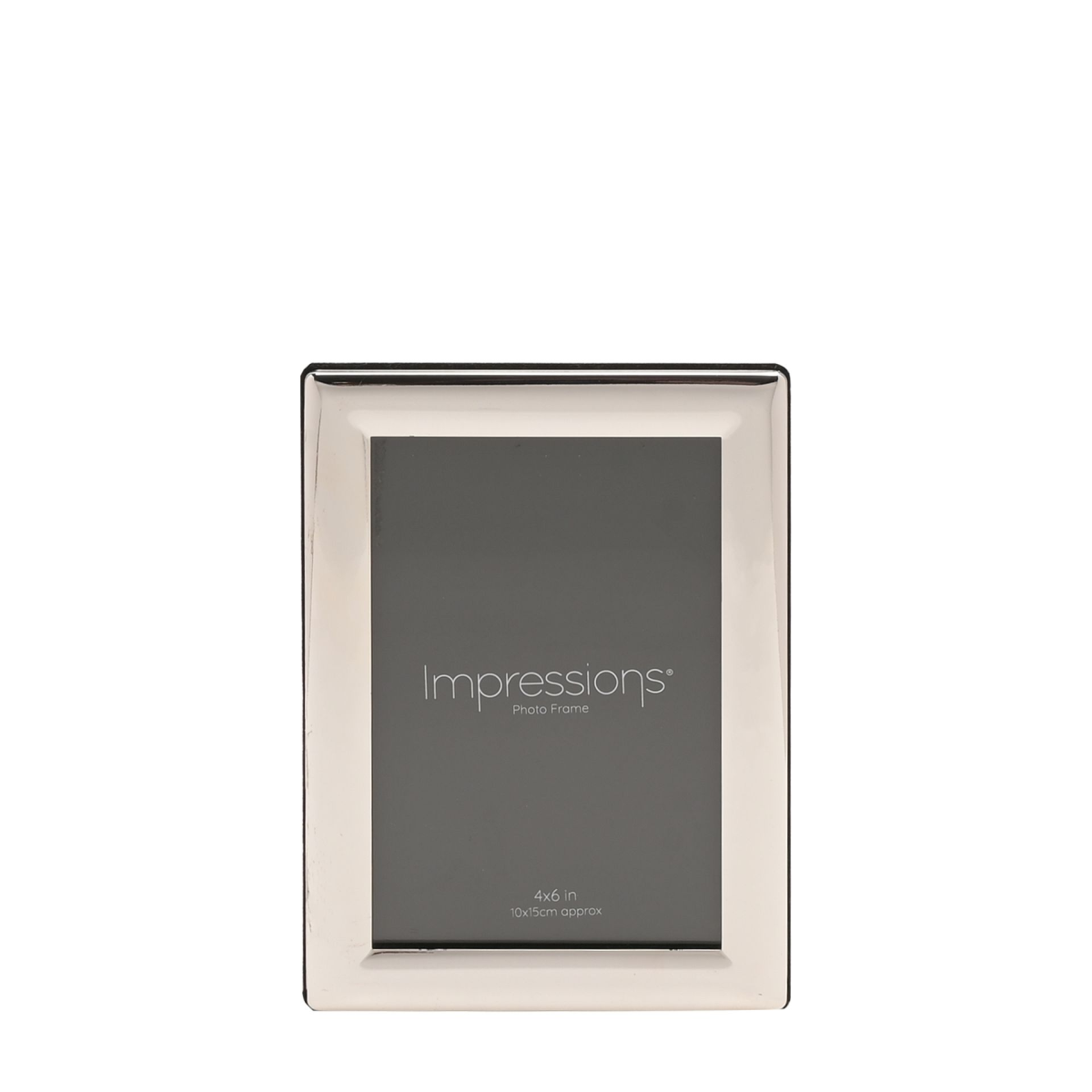 Silverplated Photo Frame Curved Edge - 4" x 6"