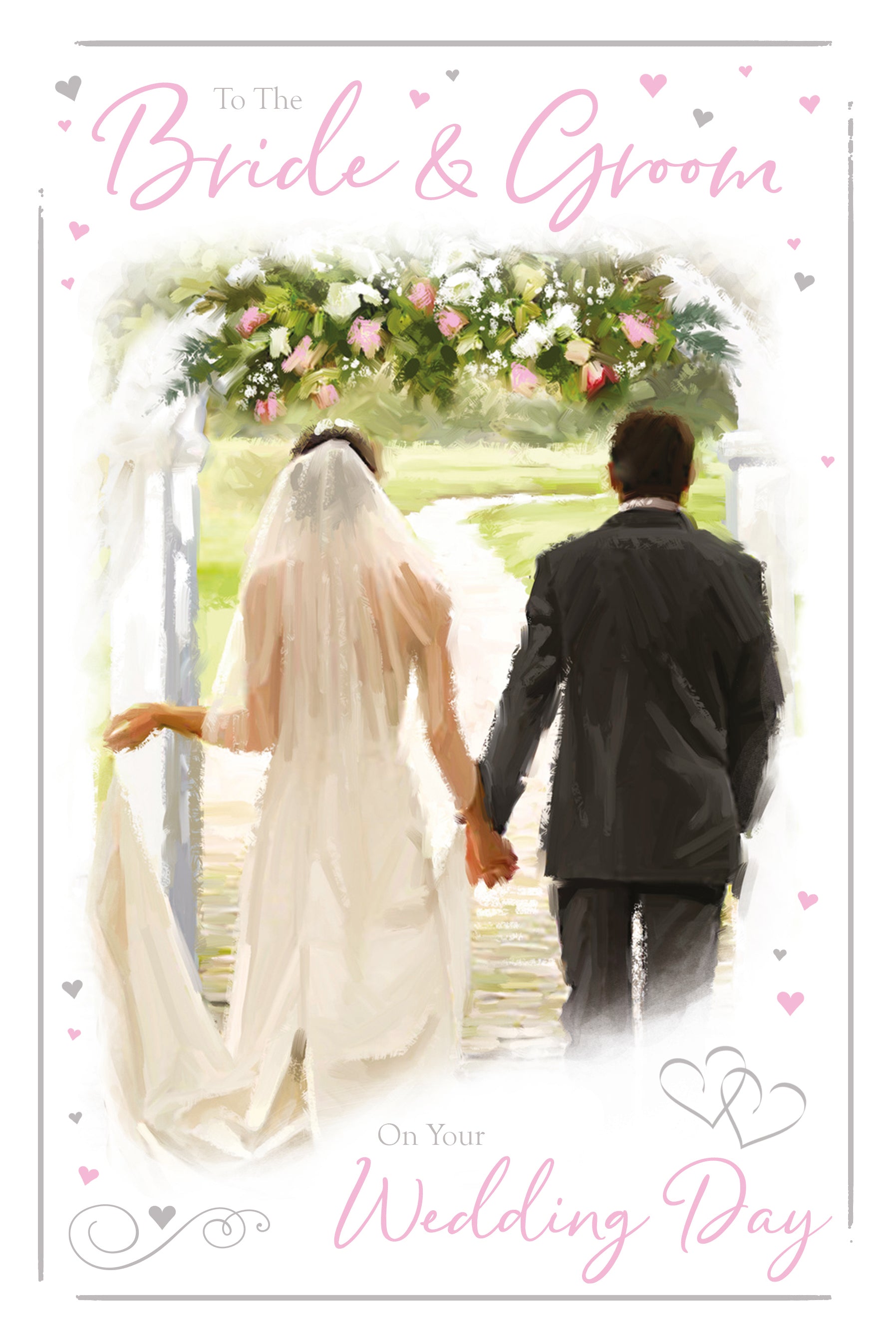 To The Bride & Groom On Your Wedding Day Card