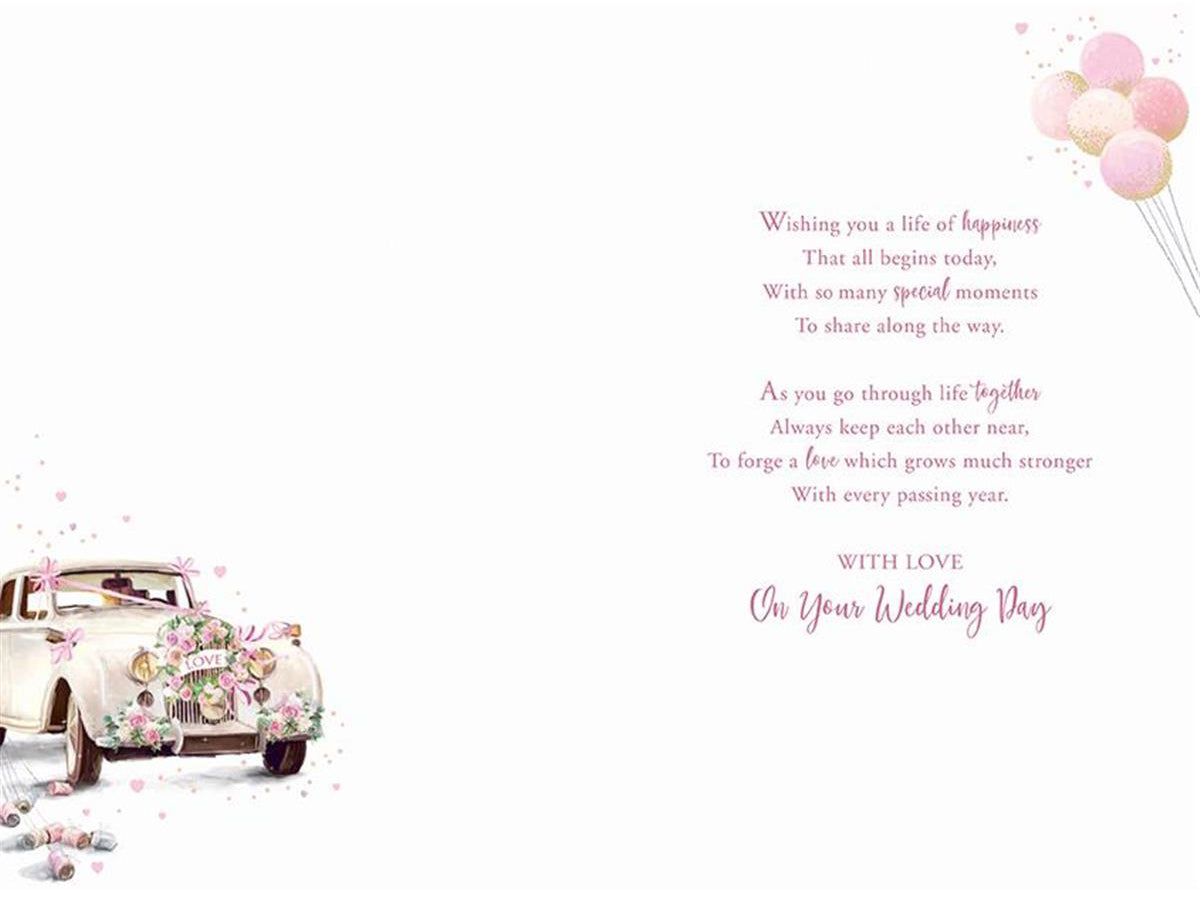 For A SpecialGranddaughter & her Husband Wedding