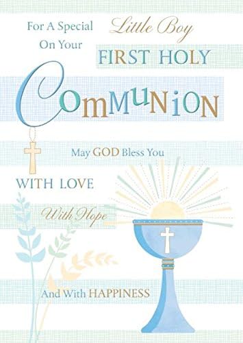 for A Special Little Boy On Your First Holy Communion Card