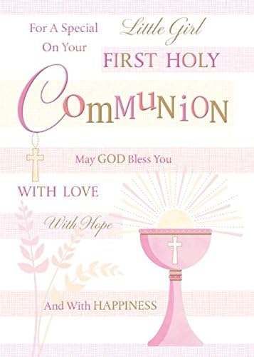 for A Special Little Girl On Your First Holy Communion Card