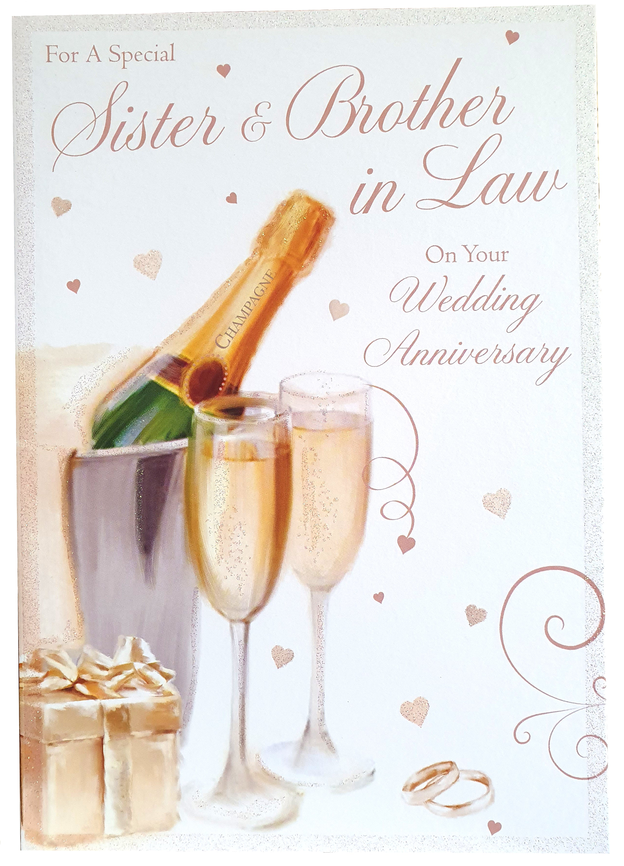 Special Sister and Brother in Law On Your Anniversary Card