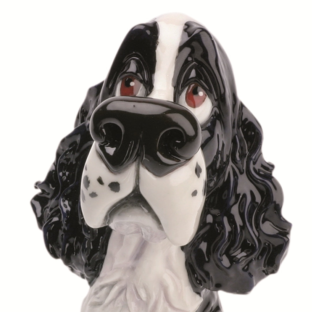 Little Paws “Sam” Springer Spaniel Black Figurine