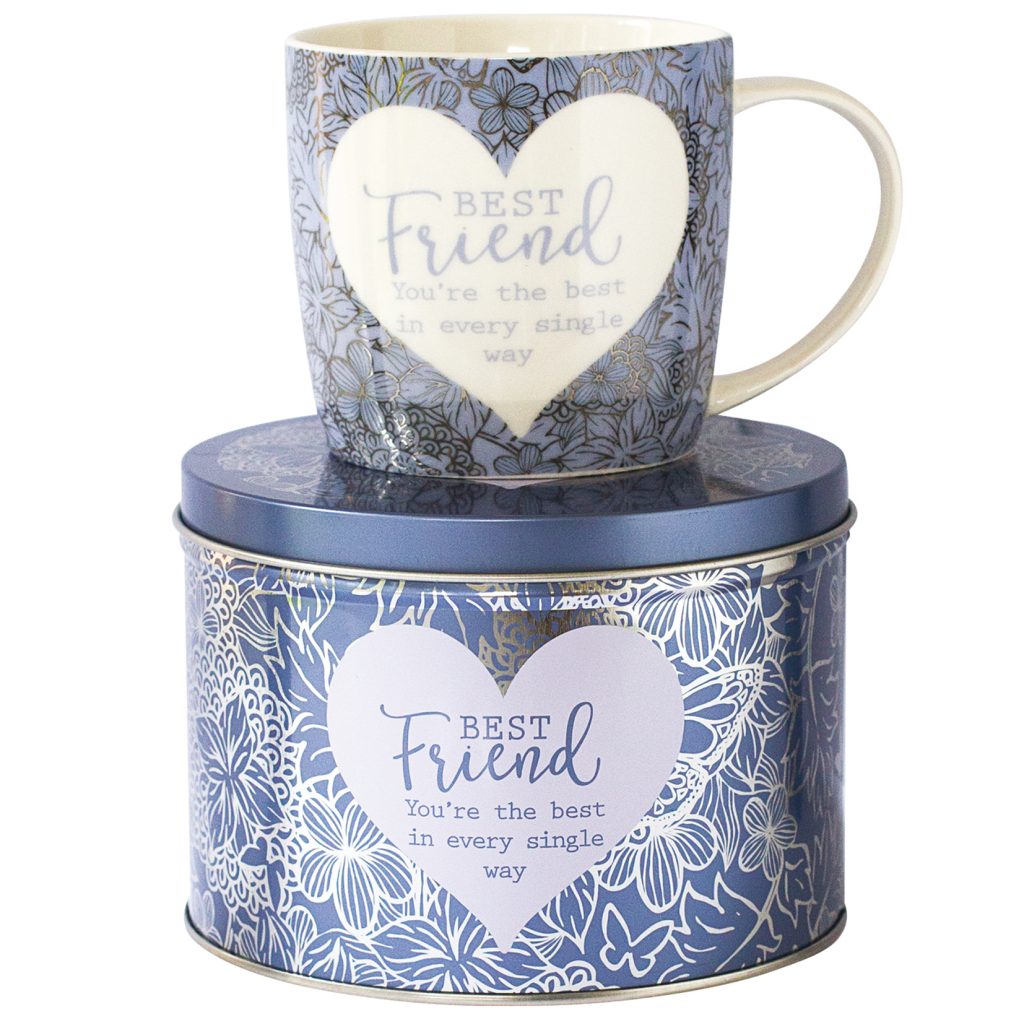 Said with Sentiment Mug in Tin Best Friend