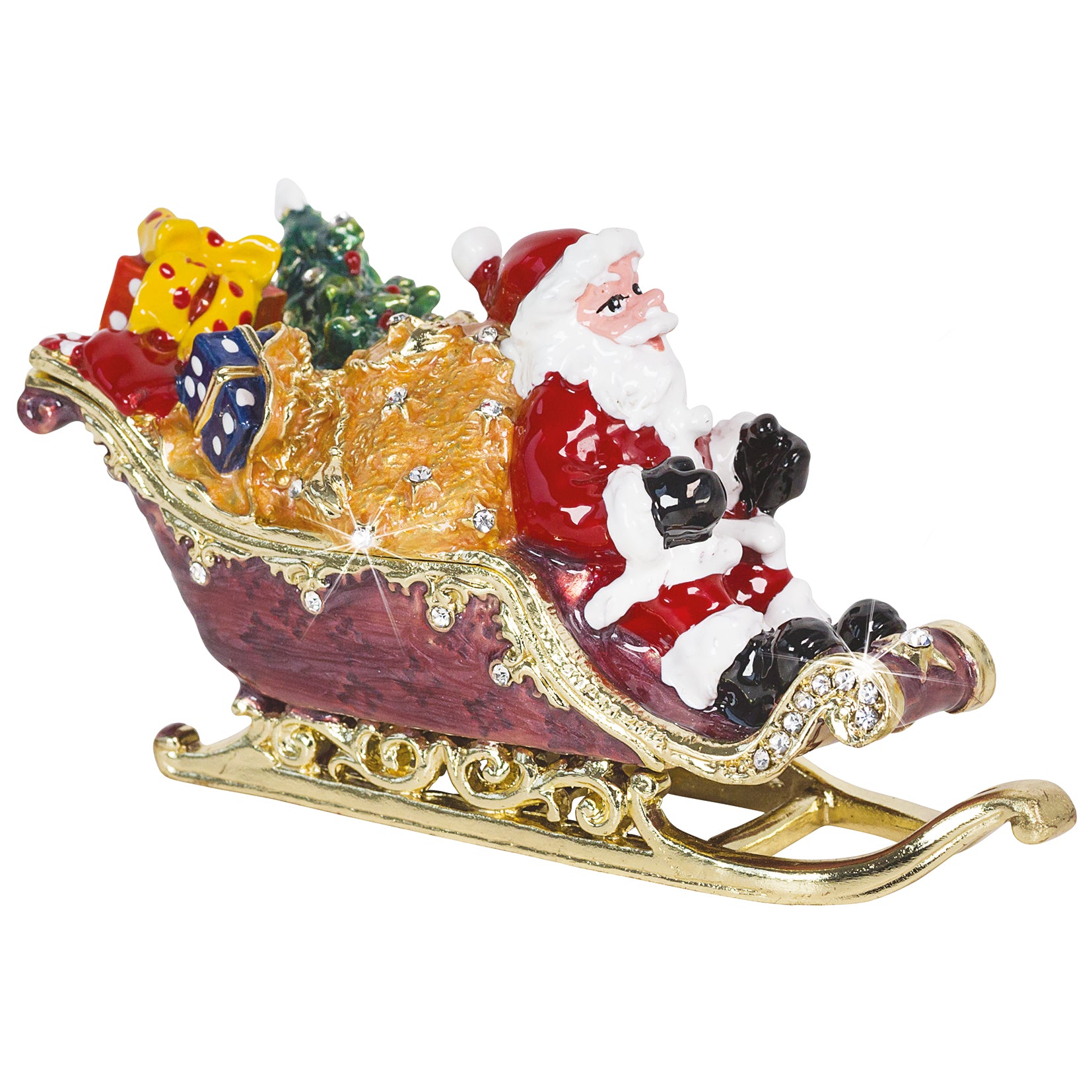 Craycombe Trinkets Santa on Sleigh