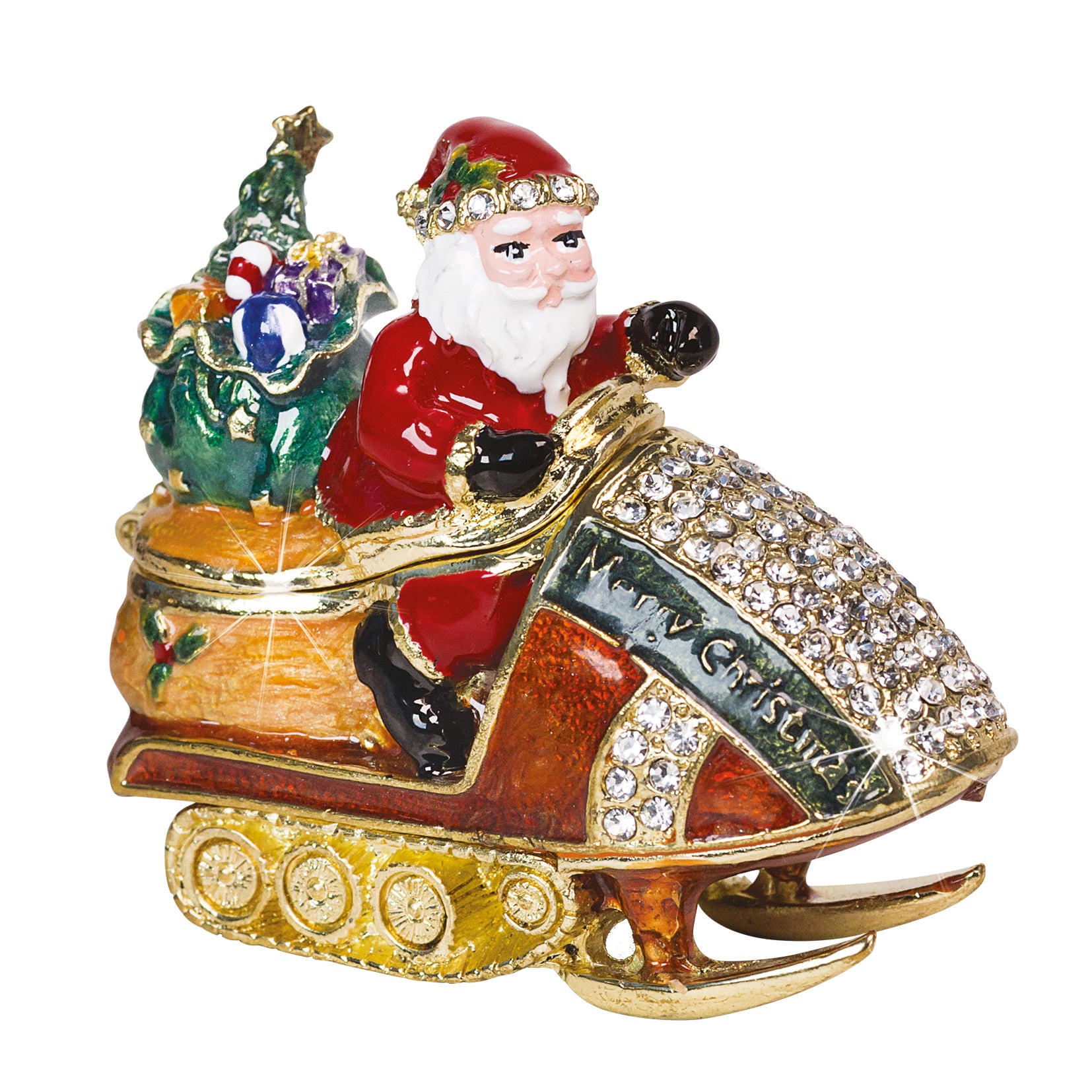 Craycombe Trinkets Santa on Snowmobile