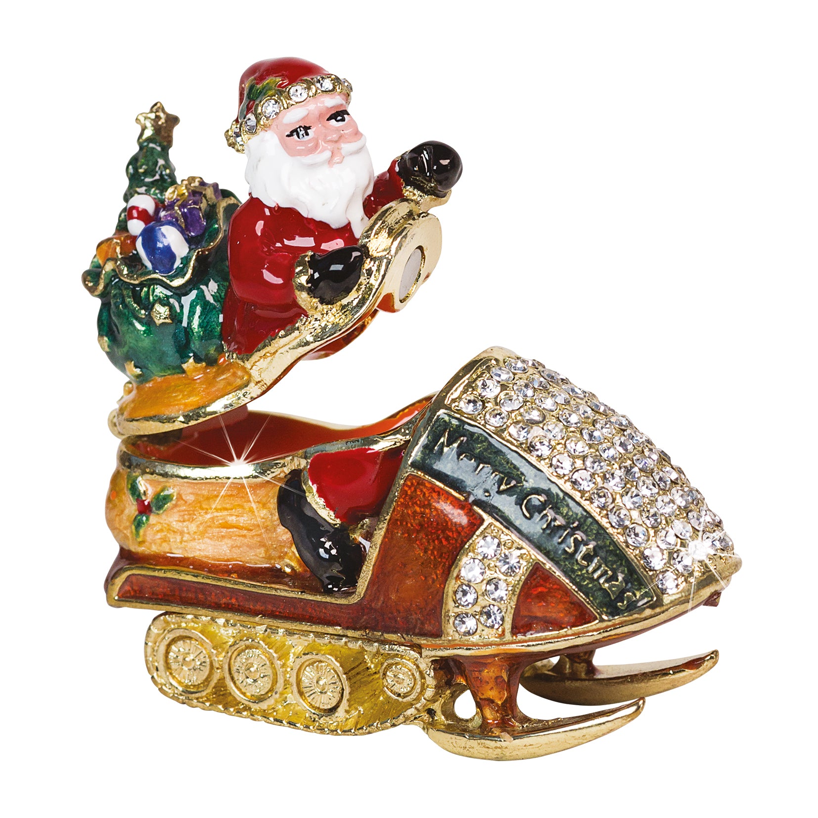 Craycombe Trinkets Santa on Snowmobile