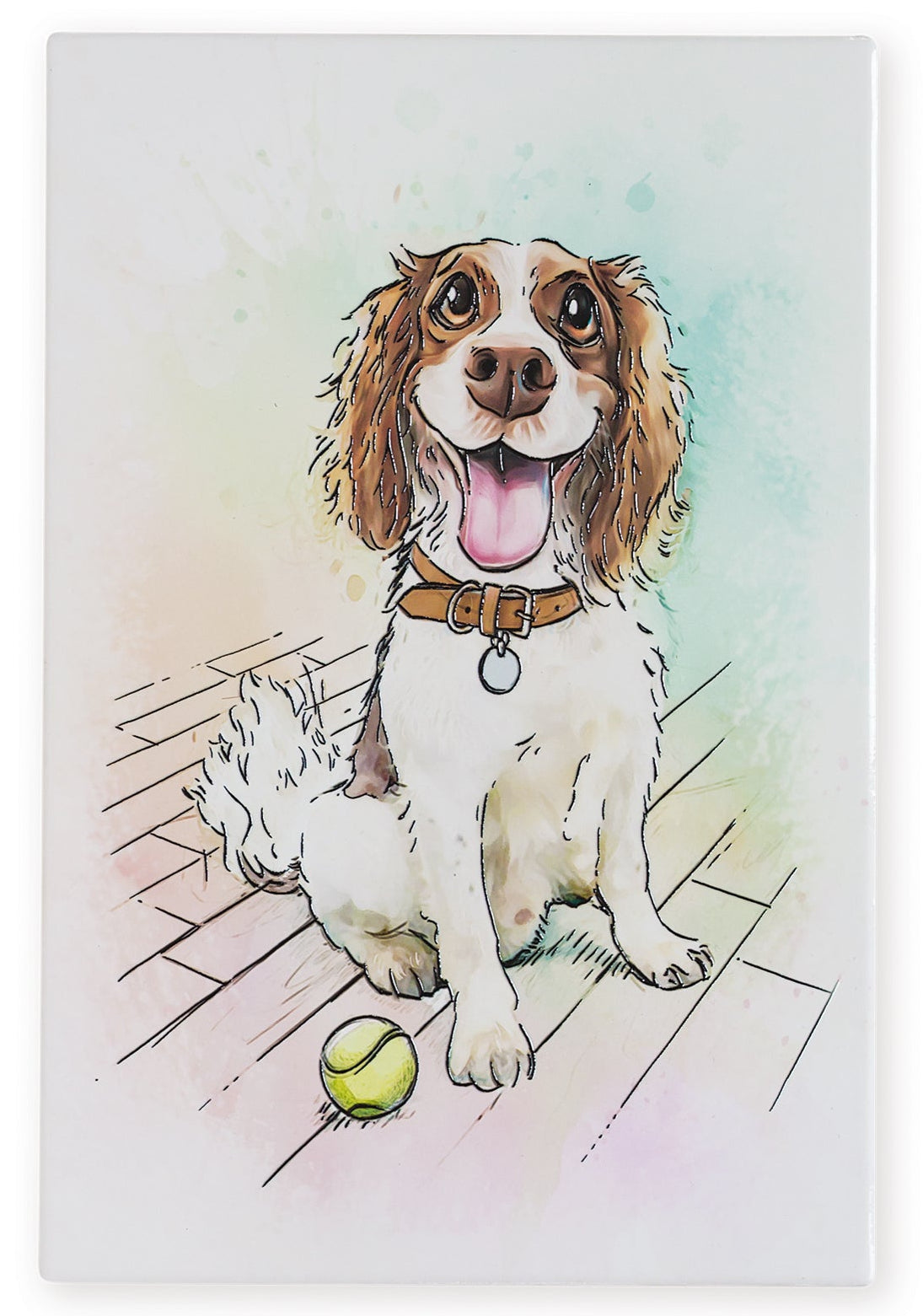 Art of Arora Springer Spaniel – Ceramistone Tile