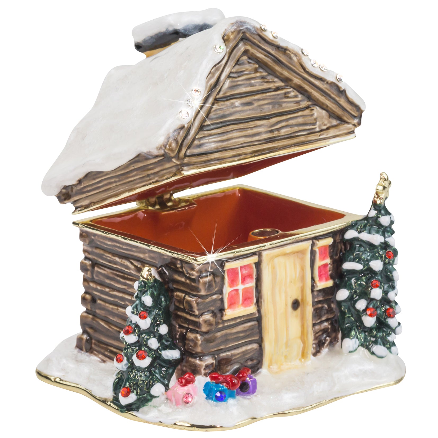 Craycombe Trinkets Christmas Log Cabin