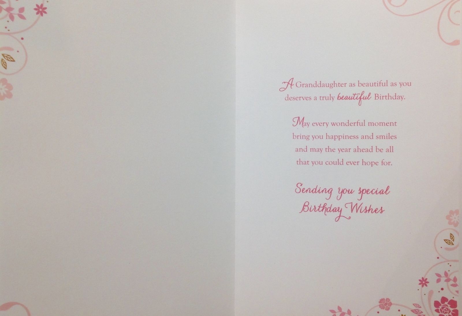 Granddaughter Birthday Card - Dressed Like A Princess