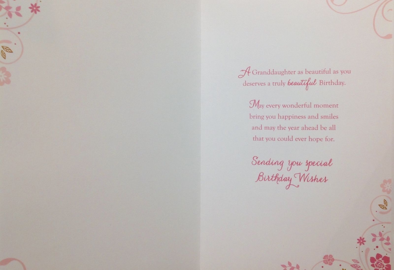 Granddaughter Birthday Card - Dressed Like A Princess