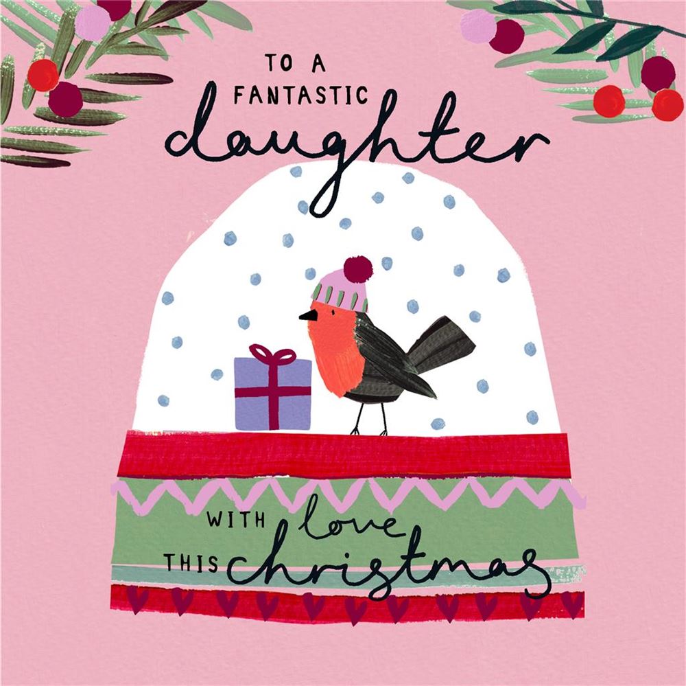 To A Daughter WIth Love Thish Christmas Card