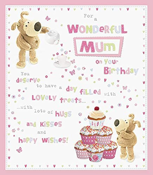 Large Mum Birthday Card - Boofle