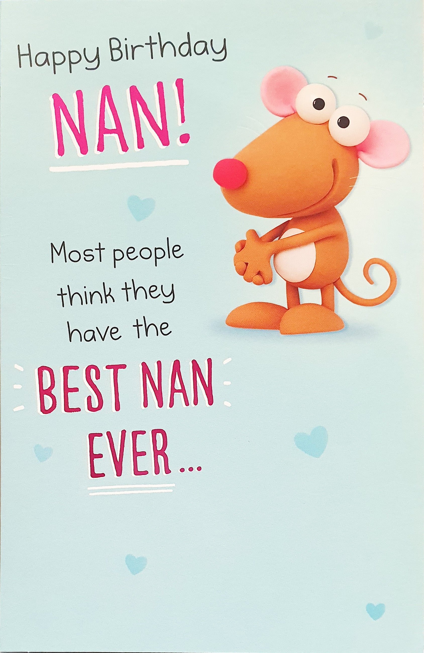 Nan Birthday Card - Hanson White