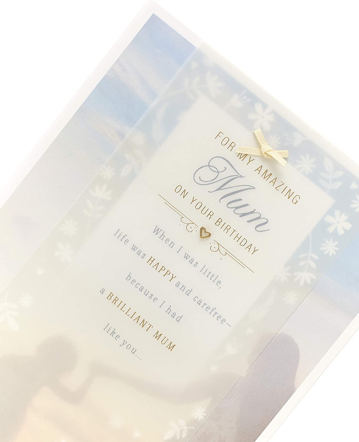 Mum Birthday Card - Feeling Secure In Mum's Arms