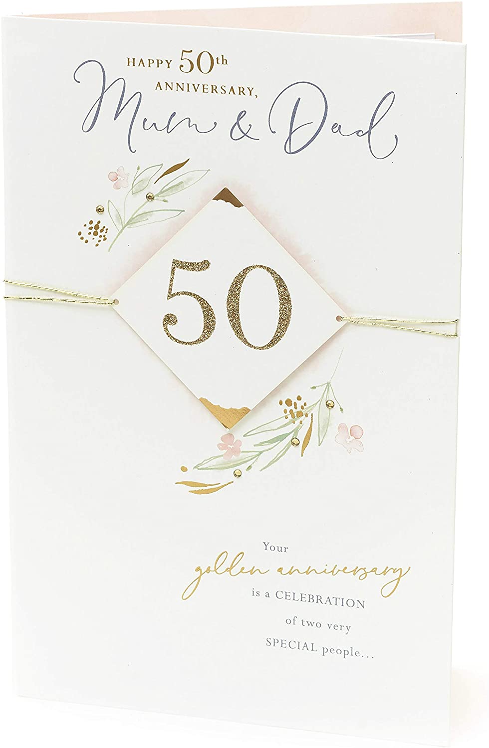 Mum and Dad 50th Wedding Anniversary Card