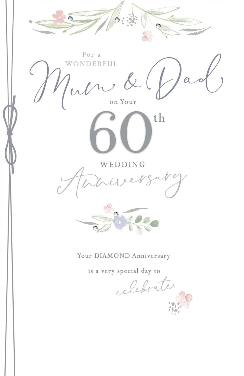 Mum and Dad 60th Wedding Anniversary Card