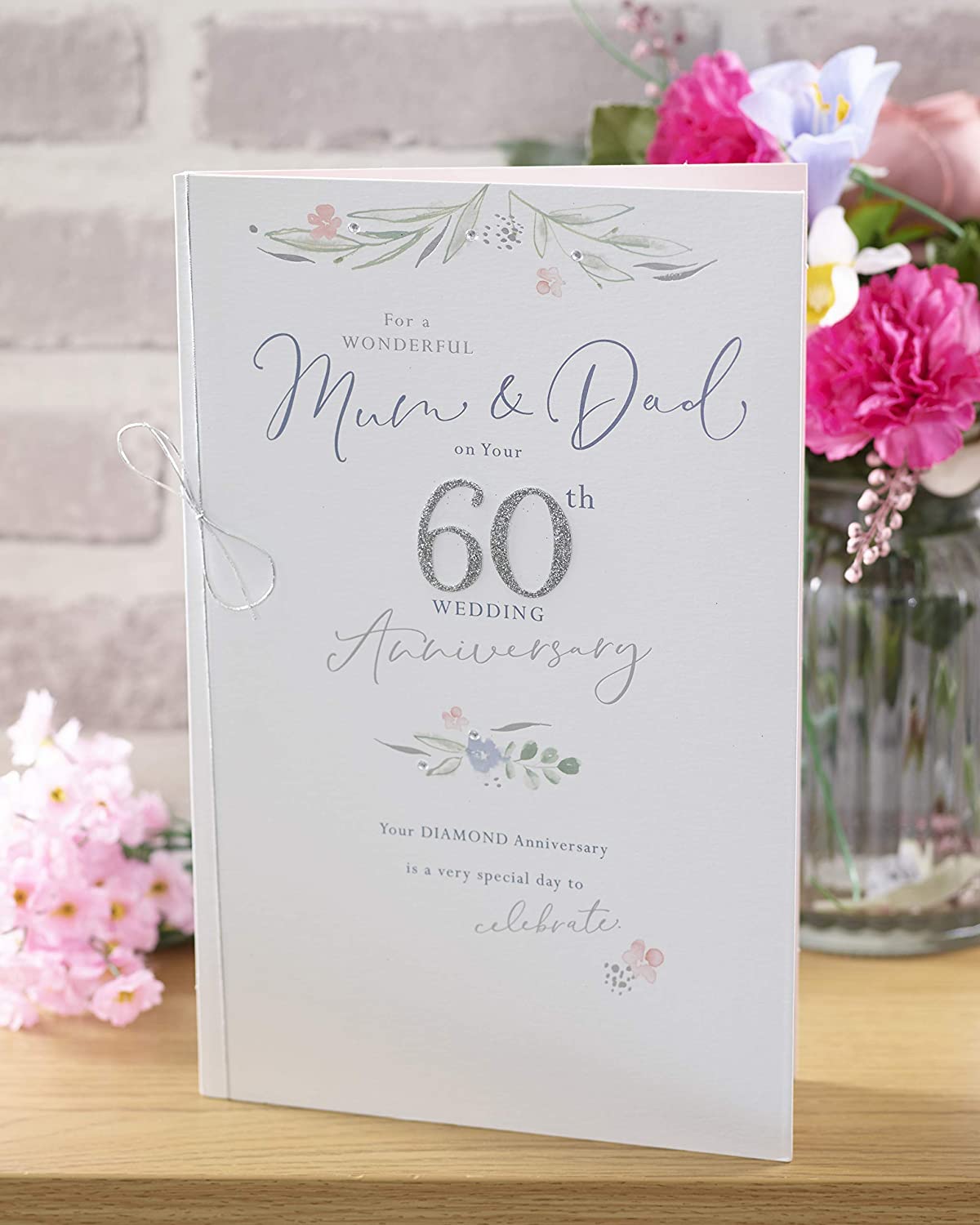 Mum and Dad 60th Wedding Anniversary Card