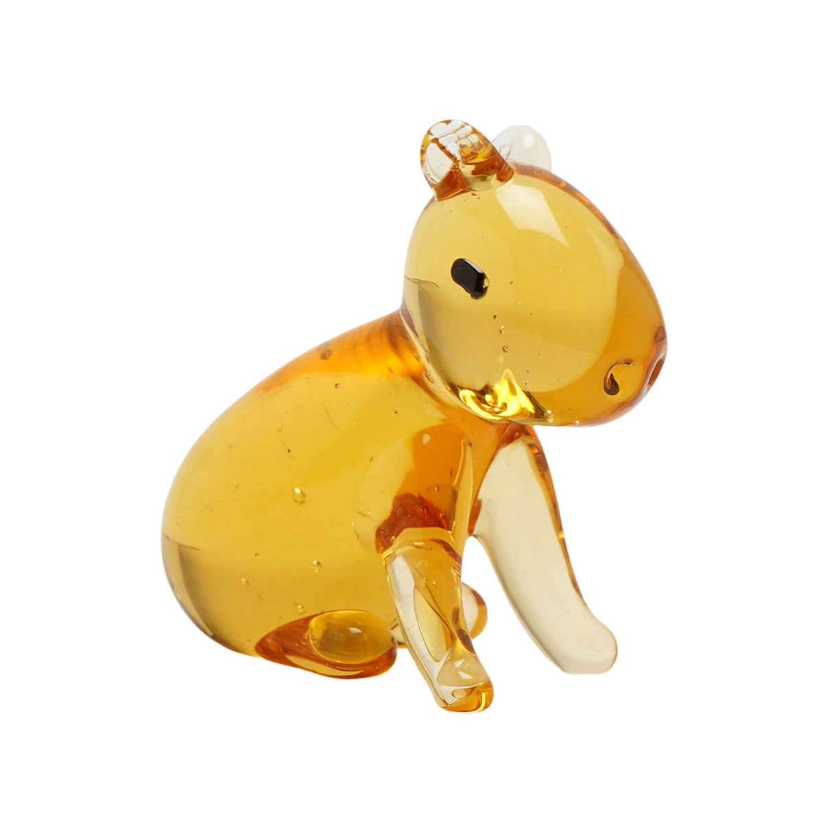 Objets D'art Miniature Glass Figurine - Capybara